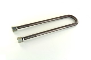 Стремянка ресори задньої Богдан М18х1,5 (з високою гайкою і гров., L=345) <ДК>