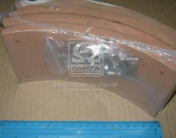 Накладка гальм. ПАЗ 3205 свердл. R0 (з закл.) (вир-во Трібо)