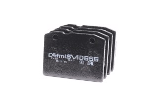 Колодка тормозная передняя, комплект 4 шт. ВАЗ 2101 (пр-во Dafmi)