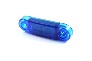 Фонарь габаритный 24V LED синий (9 диодов, 3 ряда) (Розпродаж) (TEMPEST)