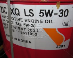 Масло моторное ZIC XQ LS 5W-30 (Бочка 200л)