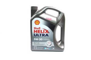 Масло моторное SHELL Helix Ultra ECT С3 5W-30 SN/CF (Канистра 4л)