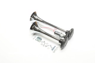 Сигнал дудка 2шт хром 230/295мм 24 <ДК>