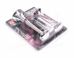 Сигнал дудка з компресором 2шт метал 150/210мм 12V <ДК>