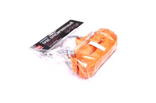 Трос буксирувальний 3т. 50мм. 4,5 м. карабін, Polyester, помаранчевий, <ДК>