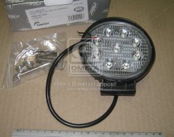 Фара LED додаткова GOLD 24V/27W, 9 діод, (кругла), широкий промінь (TEMPEST)