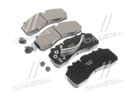 Колодка тормозная дисковая, комплект на ось HIGH POWER BPW, DAF XF95, IVECO (RIDER)