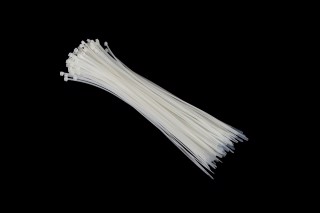 Хомут пластиковий 4.5х400мм. чорний 100шт./уп. <ДК>