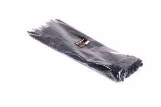 Хомут пластиковий 9х430мм. чорний 100шт./уп. <ДК>