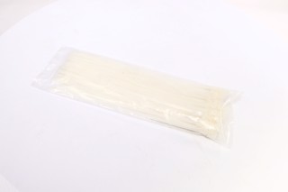 Хомут пластиковий 9х430мм. білий 100шт./уп. <ДК>