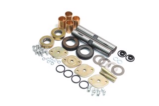 Шкворень в комплекте ГАЗ 3302 Р1 (D=25.1) (крышка усилен., втулка шкворня Л90, к-кт на а/м) <ДК>