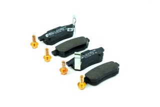 Колодка гальм. диск. HONDA ACCORD, CIVIC задн. (вир-во REMSA)