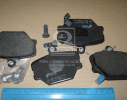 Колодка гальм. диск. SMART ROADSTER 04 - передн. (вир-во REMSA)