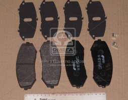Колодка гальм. диск. SUZUKI GRAND VITARA передн. (вир-во REMSA)