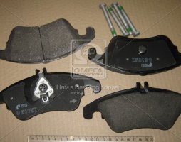 Колодка гальм. диск. MB C-CLASS (W 204) 200-350 07-, E-CLASS (W212) 200-350 08 - передн. (вир-во REM
