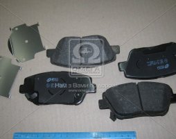 Колодка гальм. диск. HYUNDAI SONATA V (NF) передн. (вир-во REMSA)