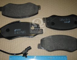 Колодка гальм. диск. OPEL MOVANO B 2.3CDTI 2010-, RENAULT MASTER IV 2010- задн. (вир-во REMSA)