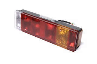 Фонарь задний левый MAN 7 секц c подсветкой номера (TEMPEST)