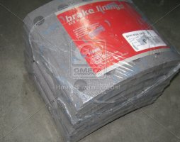 Накладки гальм. (Компл. на вісь) 420х180 1-й рем. BPW, Kassbohrer, SAF (вир-во Lumag)