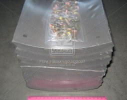 Накладки гальм. (Компл. на вісь) 420х180 2-й рем. SAF (вир-во Lumag)