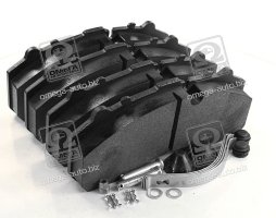 Колодка гальмівна дискова (комплект на вісь) (з притиральним шаром) <ДК>