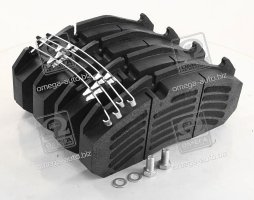 Колодка гальмівна дискова (комплект на вісь) (з притиральним шаром) <ДК>