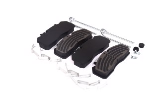 Колодка гальмівна дискова (комплект на вісь) (з притиральним шаром) <ДК>