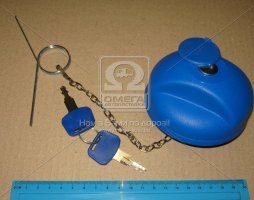 Кришка бака AdBlue 60мм. (пластикова з ключем) (RIDER)