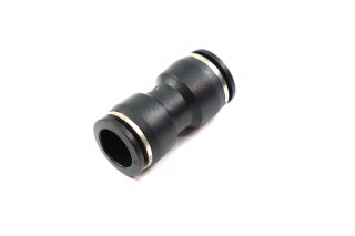 З'єднувач пневматичний D16-16 цанговий прямий пластик (RIDER)