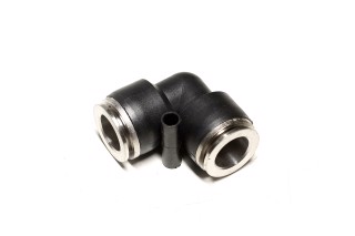 Соединитель цанговый угловой 12х12 (пластик/металл) (RIDER)