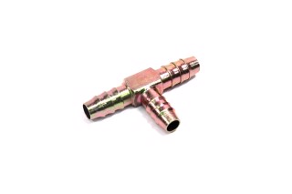 Соединитель зубчатый тройник 12мм (металл) (RIDER)