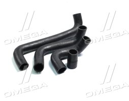 Патрубок радиатора комплект 4 шт. ВАЗ 2121 НИВА СТАНДАРТ <ДК>