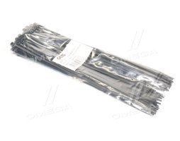 Хомут затяжной пласт. 4,8х350 100 шт. черный (VARIANT / GEMI)