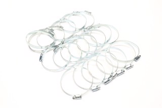 Хомут затяжной оцинкованый 70-90мм. Germany-Тип, 1уп./20шт. <ДК>