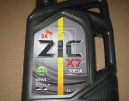 Масло моторн. ZIC X7 10W-40 Diesel (Канистра 4л). 162654
