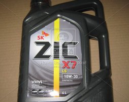 Масло моторное ZIC X7 LS 10W-30 (Канистра 4л)