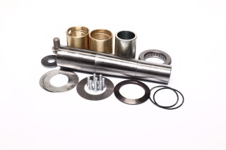 Шкворень у комплекті КАМАЗ 6520, ЗІЛ, УРАЛ, ПАЗ (підшипники вир-во ДК, к-кт на один бік) <ДК>