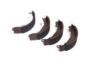 Колодка гальм. барабан. DACIA LOGAN 04- задн. (D=180mm) (RIDER)