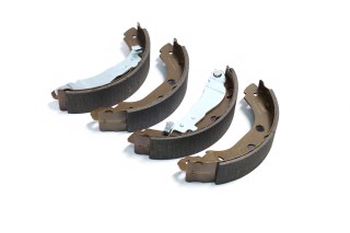 Колодка гальм. барабан. RENAULT KANGOO 97- , NISSAN PRIMERA задн. (RIDER)