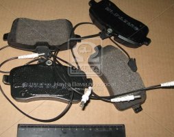 Колодка гальм. диск. PEUGEOT 407 передн. (вир-во ABS)