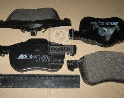 Колодка гальм. диск. VOLVO S60/S80/V70 передн. (вир-во ABS)