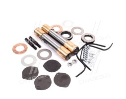 Шкворень в комплекте ЗИЛ 130 Р0 (D=38) (полный на а/м, втулки латунь Л90) <ДК>