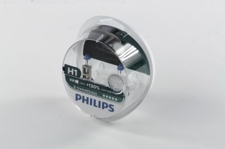 Лампа накаливания H1 X-treme VISION 12V 55W P14,5s (+130) ( (пр-во Philips). 12258XV+S2