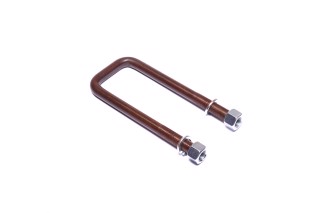 Стремянка рессоры передней КАМАЗ L=240 М20х1,5 (с гайкой и гровером) пр-во Украина