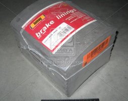 Накладки гальм. (Компл. на вісь) 410х225 1-й рем. VOLVO F10, F12, F16, FH12, FH16 (вир-во Lumag)