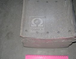 Накладки гальм. (Компл. на вісь) 410х200 1-й рем. VOLVO F12, FH12, FL7, FL10 (вир-во Lumag)