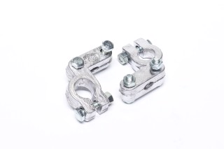 Клема акумулятора (2 шт., свинець, 370 гр.) КАМАЗ, МАЗ, ГАЗ, Трактори