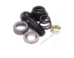 Р/к тяги кермової КАМАЗ поздовжньої тяги (з вкладишами, пильовик 5320-3414036, палець чорний) <ДК>