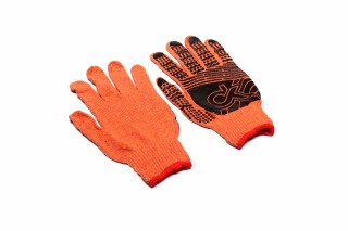 Рукавички робочі в'язані підвищеної міцності з ПВХ крапкою <ДК>