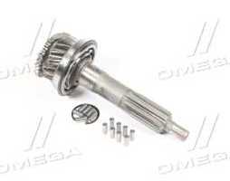 Вал первинний КПП ГАЗ 3307,53 у зборі (під стопорорне кільце, 5 наймен.)